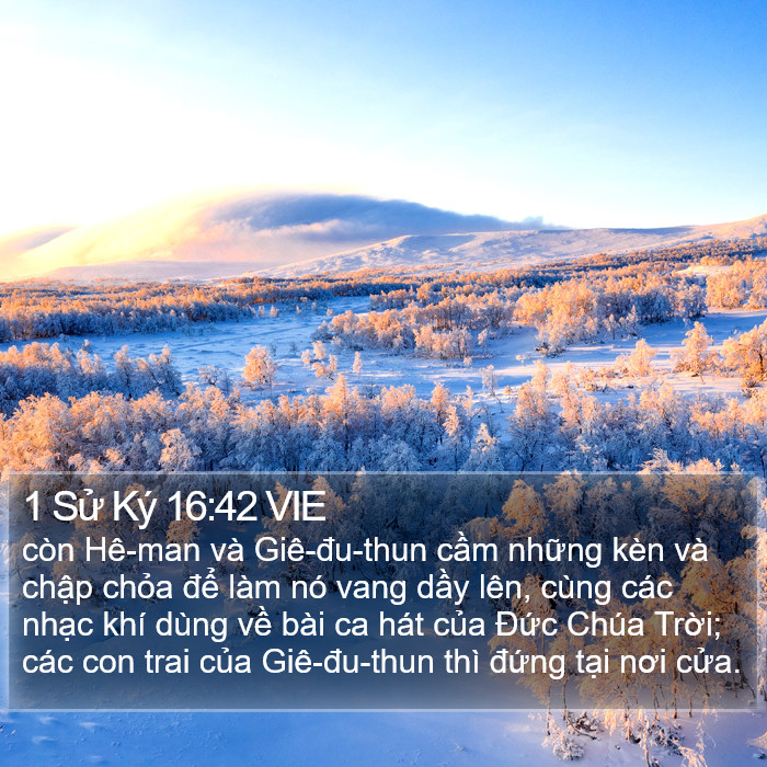 1 Sử Ký 16:42 VIE Bible Study