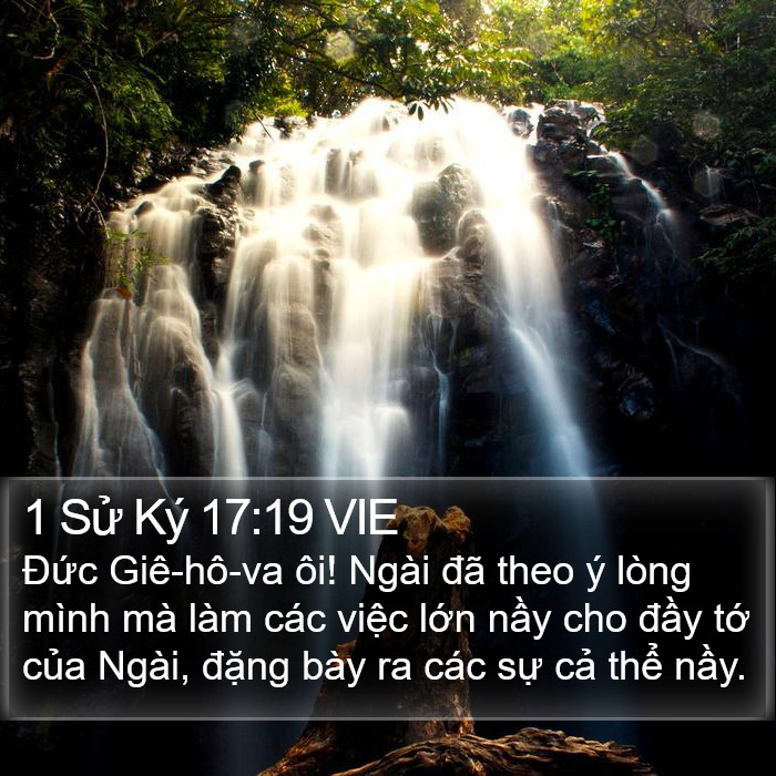 1 Sử Ký 17:19 VIE Bible Study