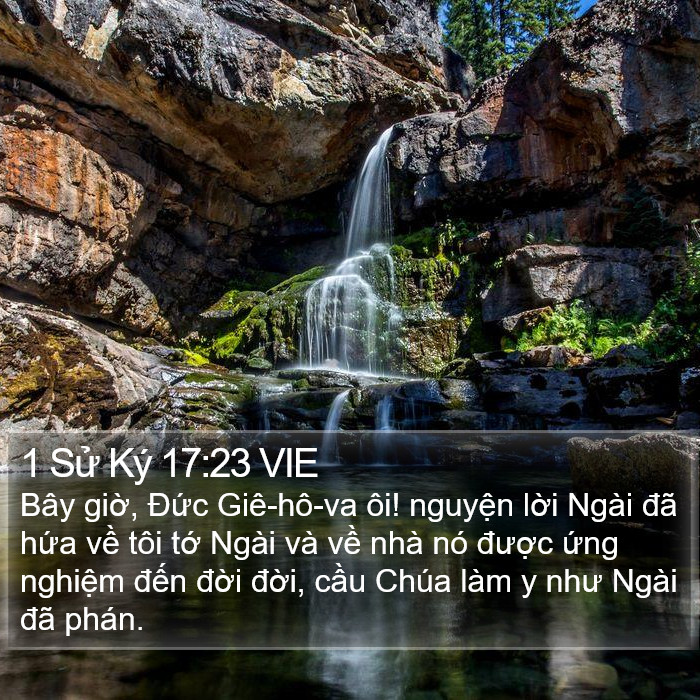 1 Sử Ký 17:23 VIE Bible Study