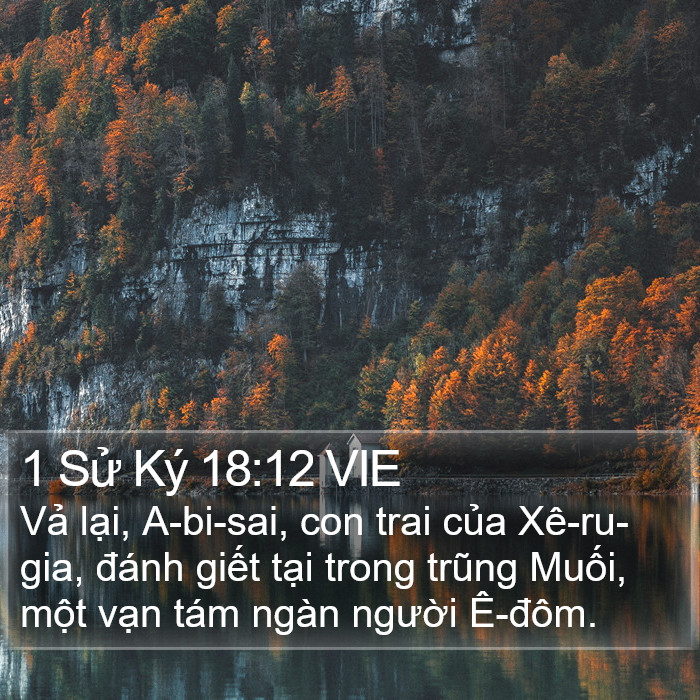 1 Sử Ký 18:12 VIE Bible Study