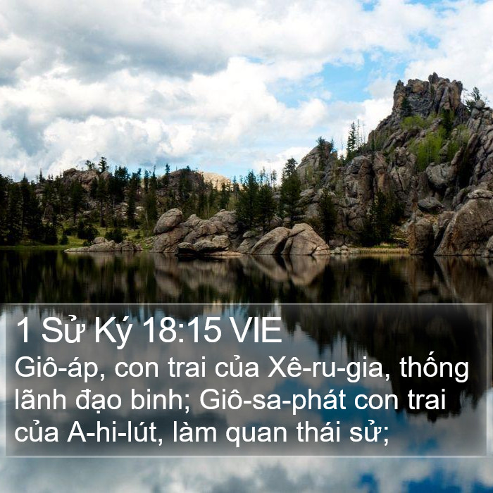 1 Sử Ký 18:15 VIE Bible Study