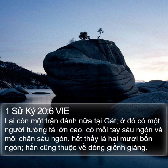 1 Sử Ký 20:6 VIE Bible Study