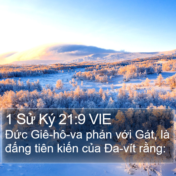 1 Sử Ký 21:9 VIE Bible Study