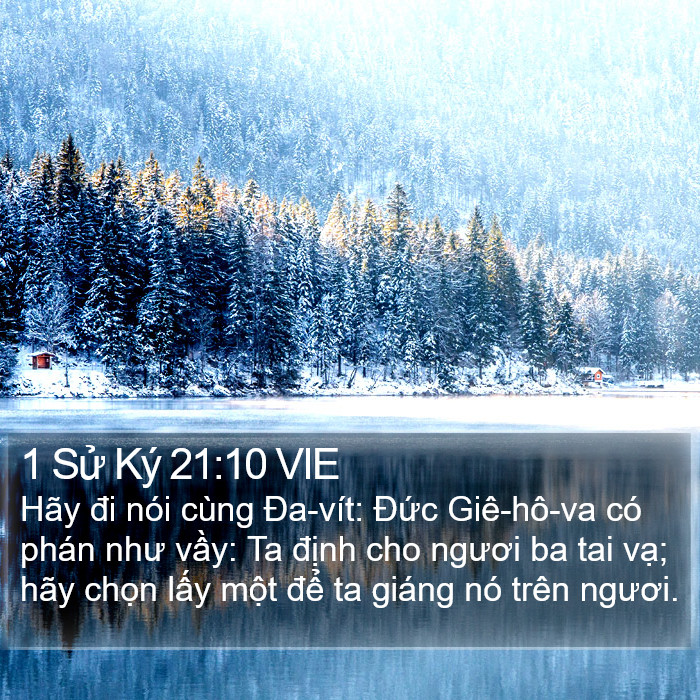 1 Sử Ký 21:10 VIE Bible Study