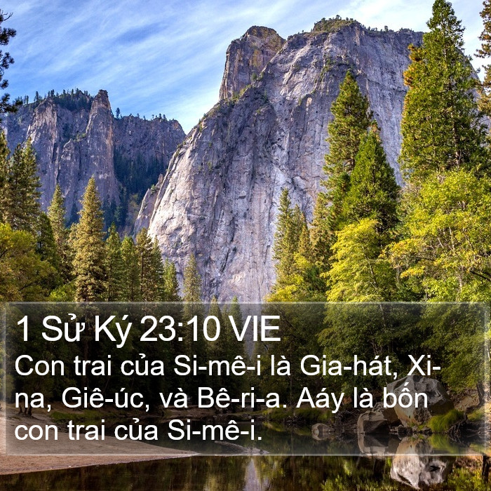 1 Sử Ký 23:10 VIE Bible Study