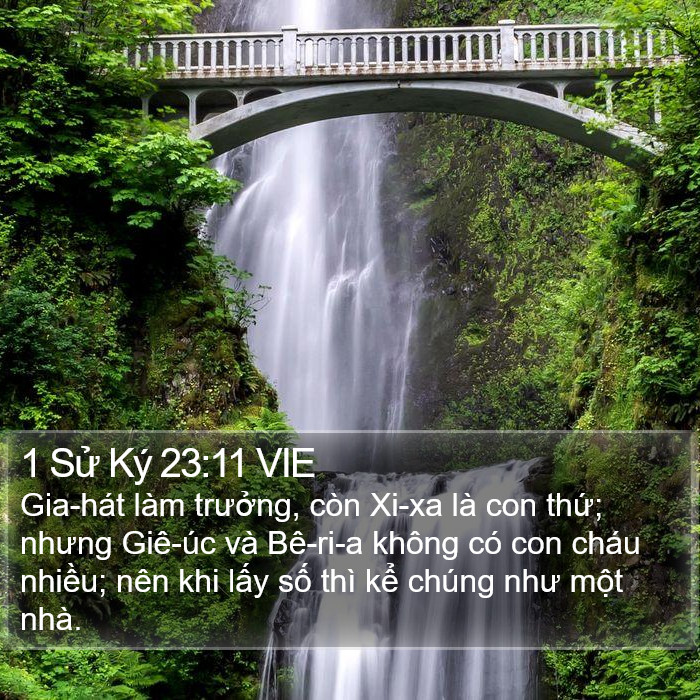 1 Sử Ký 23:11 VIE Bible Study