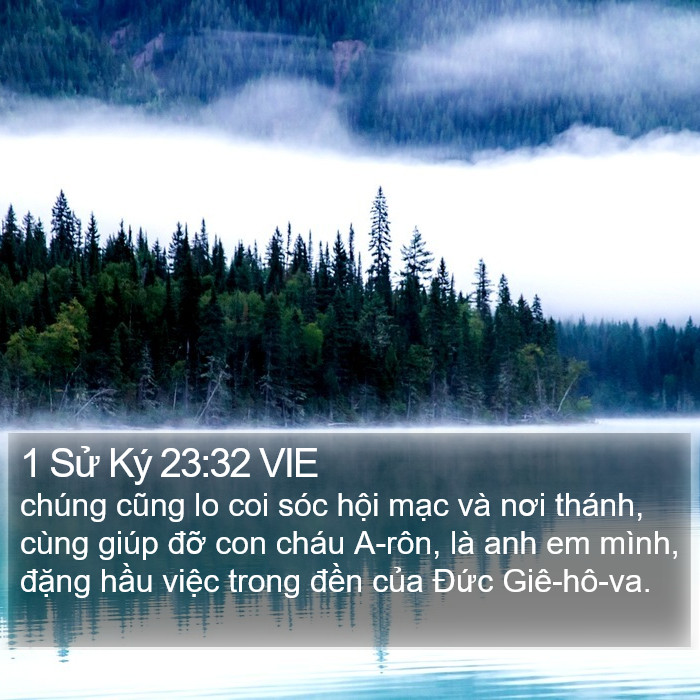 1 Sử Ký 23:32 VIE Bible Study