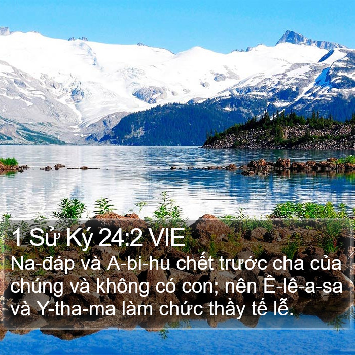 1 Sử Ký 24:2 VIE Bible Study