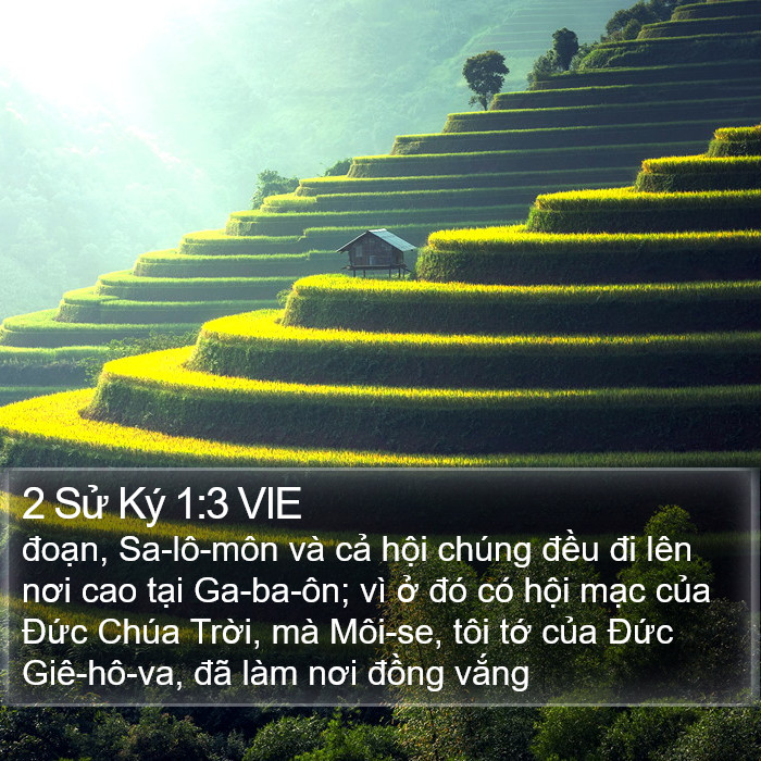 2 Sử Ký 1:3 VIE Bible Study