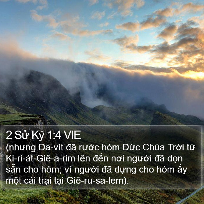 2 Sử Ký 1:4 VIE Bible Study