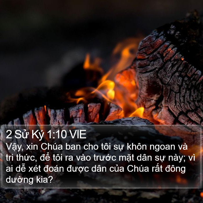 2 Sử Ký 1:10 VIE Bible Study