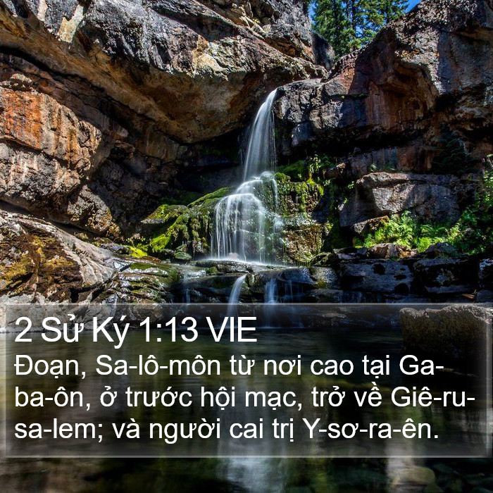 2 Sử Ký 1:13 VIE Bible Study