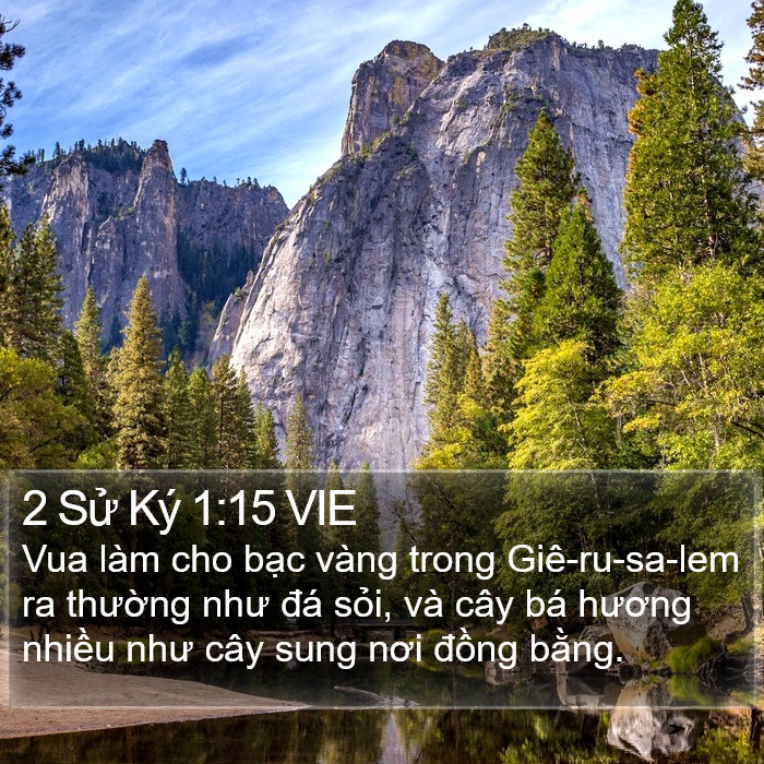 2 Sử Ký 1:15 VIE Bible Study