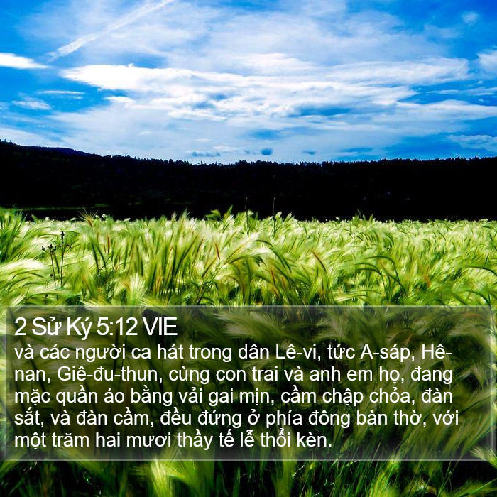 2 Sử Ký 5:12 VIE Bible Study