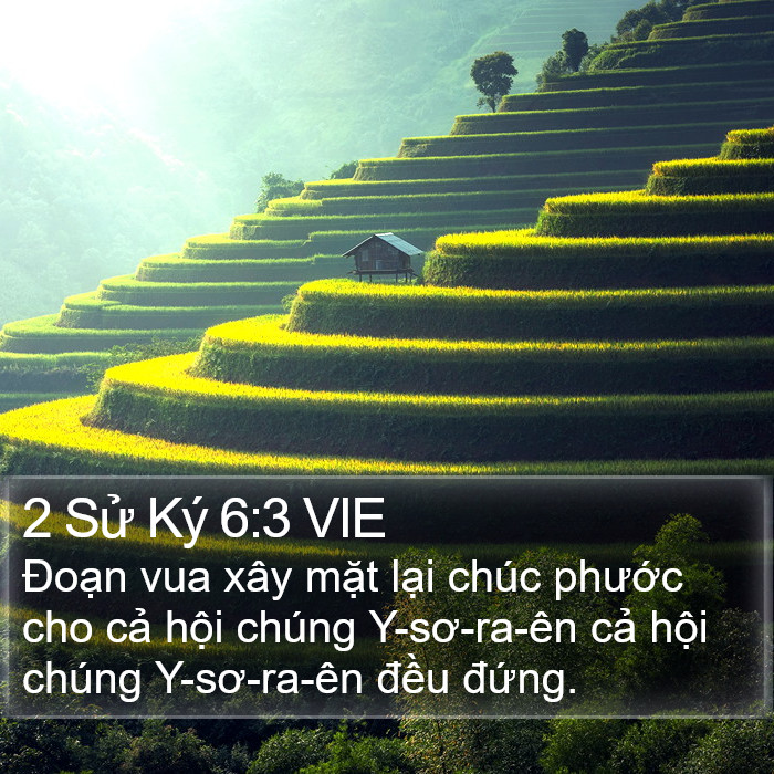 2 Sử Ký 6:3 VIE Bible Study
