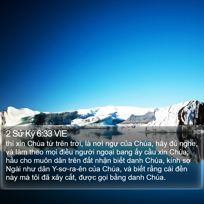 2 Sử Ký 6:33 VIE Bible Study