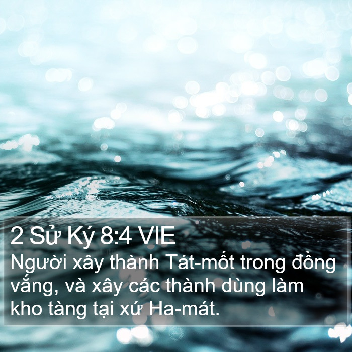 2 Sử Ký 8:4 VIE Bible Study