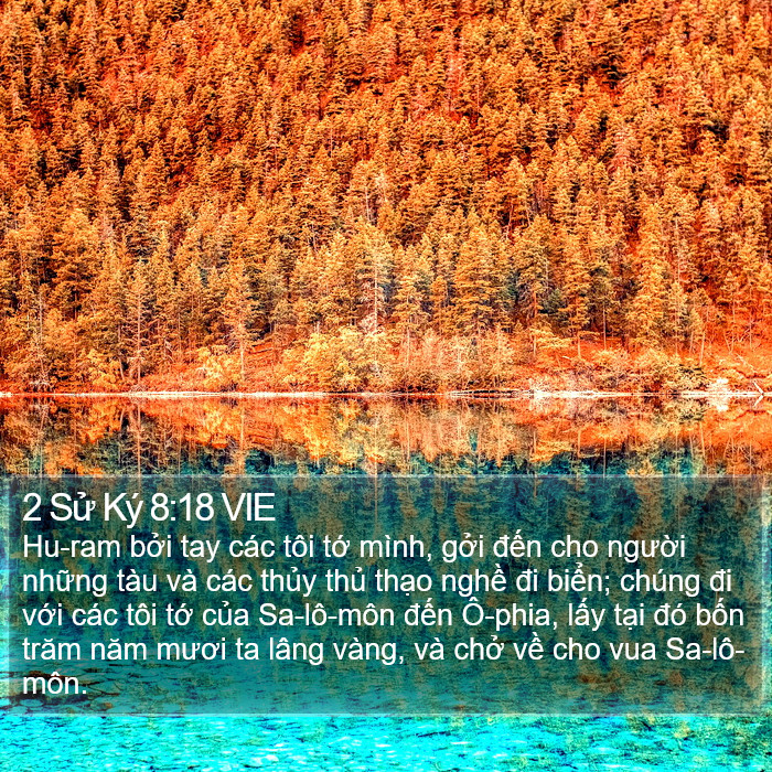 2 Sử Ký 8:18 VIE Bible Study