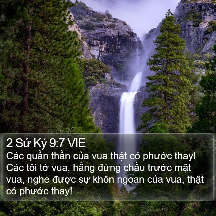 2 Sử Ký 9:7 VIE Bible Study