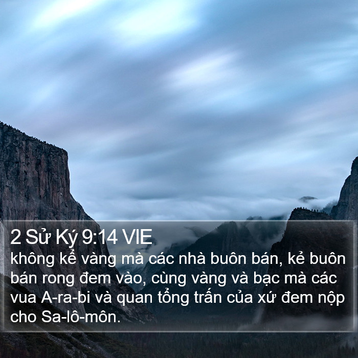 2 Sử Ký 9:14 VIE Bible Study