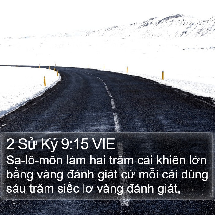 2 Sử Ký 9:15 VIE Bible Study