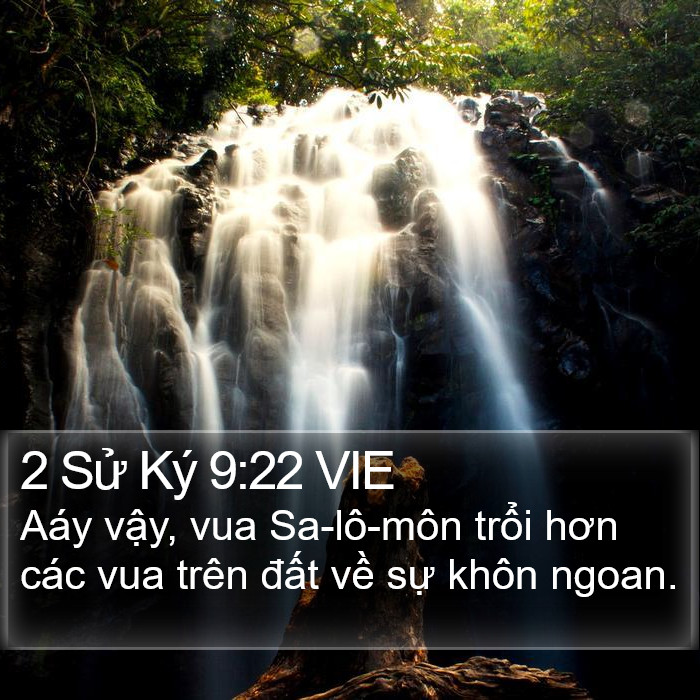 2 Sử Ký 9:22 VIE Bible Study