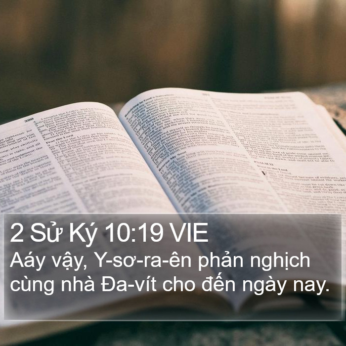 2 Sử Ký 10:19 VIE Bible Study