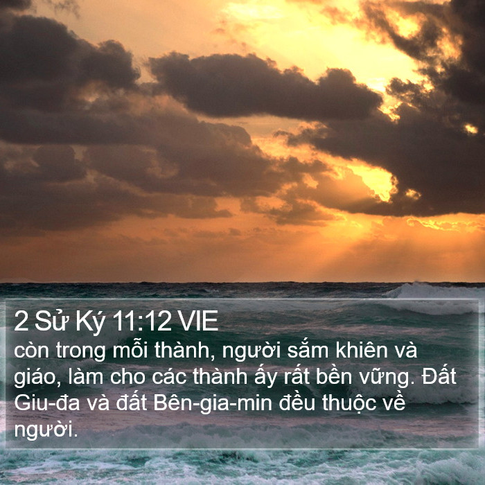 2 Sử Ký 11:12 VIE Bible Study