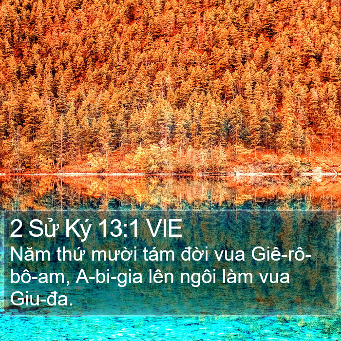 2 Sử Ký 13:1 VIE Bible Study