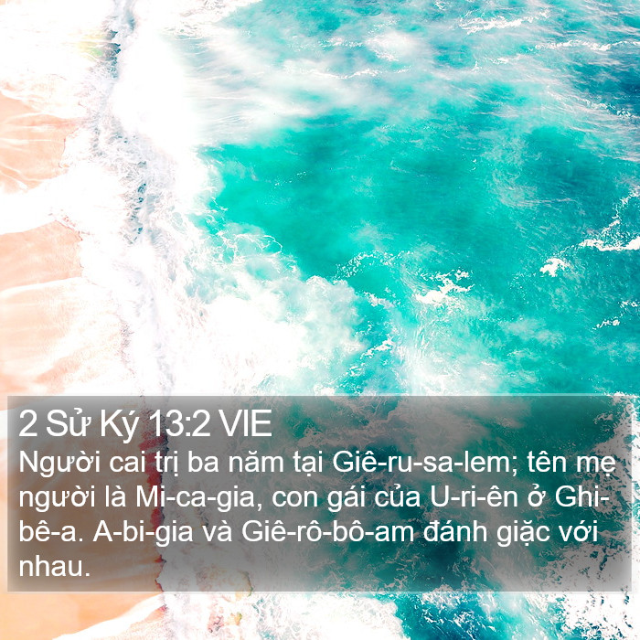 2 Sử Ký 13:2 VIE Bible Study