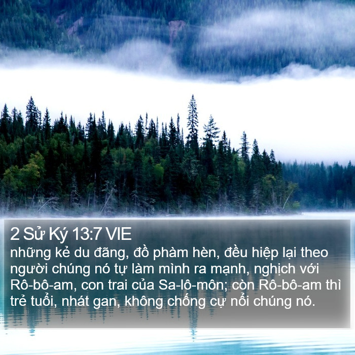 2 Sử Ký 13:7 VIE Bible Study