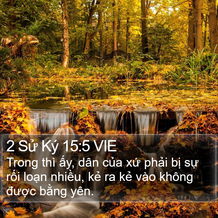 2 Sử Ký 15:5 VIE Bible Study