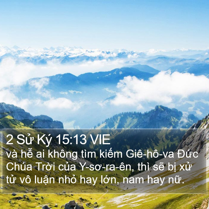 2 Sử Ký 15:13 VIE Bible Study