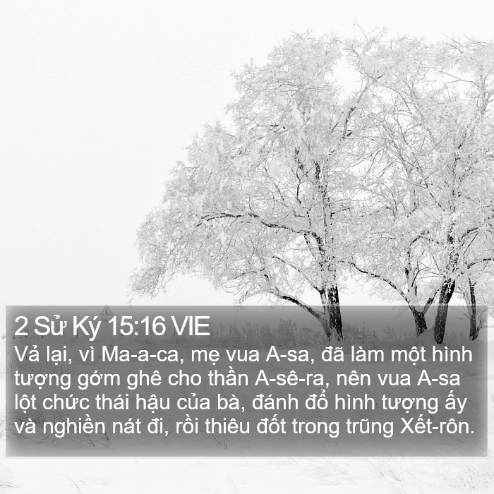 2 Sử Ký 15:16 VIE Bible Study