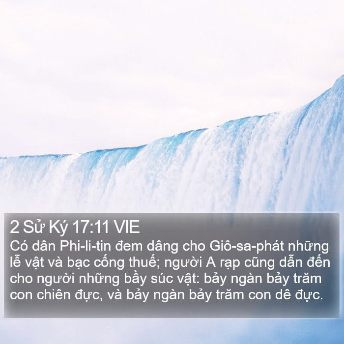 2 Sử Ký 17:11 VIE Bible Study
