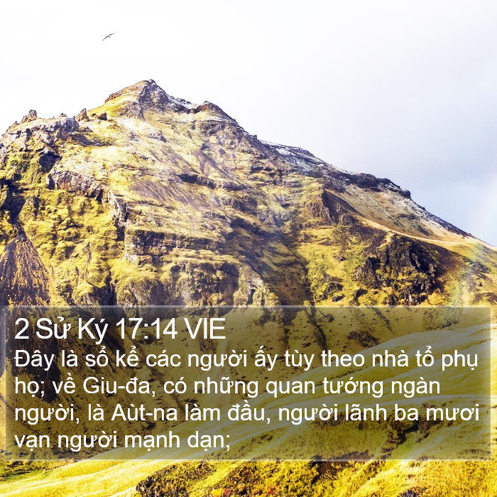 2 Sử Ký 17:14 VIE Bible Study