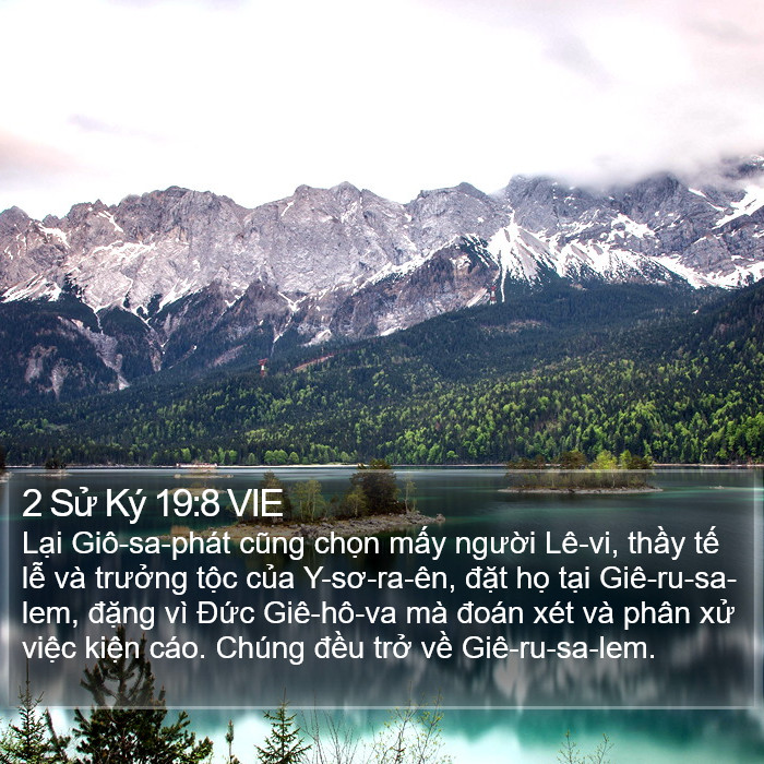 2 Sử Ký 19:8 VIE Bible Study