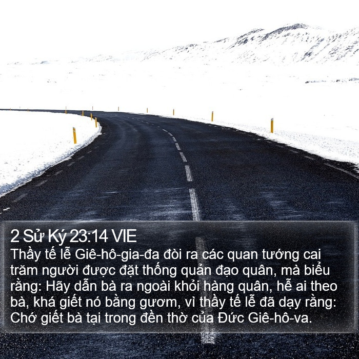 2 Sử Ký 23:14 VIE Bible Study