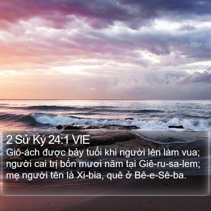 2 Sử Ký 24:1 VIE Bible Study