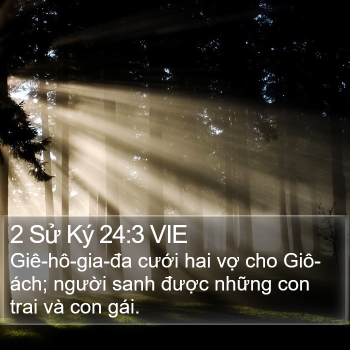 2 Sử Ký 24:3 VIE Bible Study