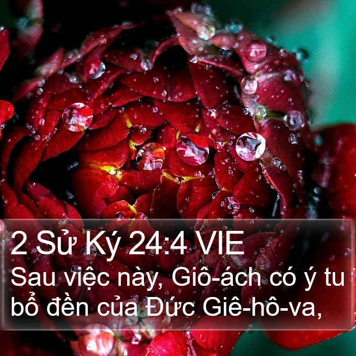 2 Sử Ký 24:4 VIE Bible Study