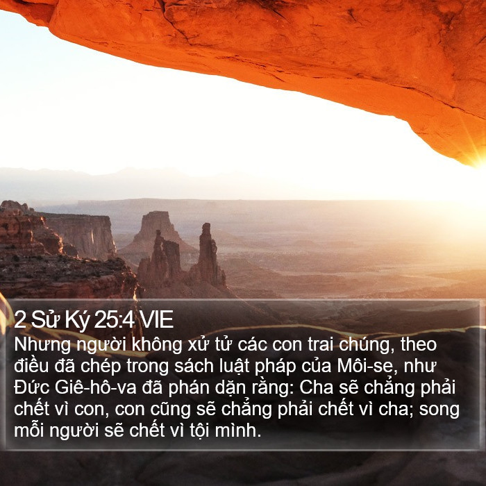 2 Sử Ký 25:4 VIE Bible Study