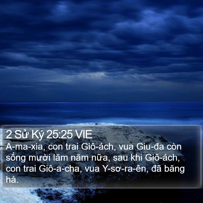 2 Sử Ký 25:25 VIE Bible Study