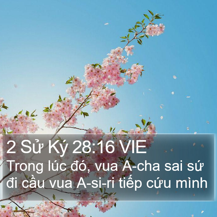 2 Sử Ký 28:16 VIE Bible Study
