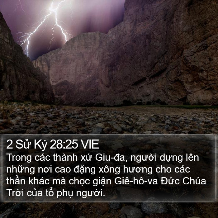 2 Sử Ký 28:25 VIE Bible Study
