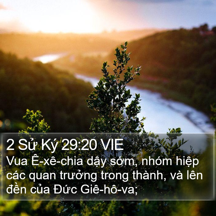 2 Sử Ký 29:20 VIE Bible Study