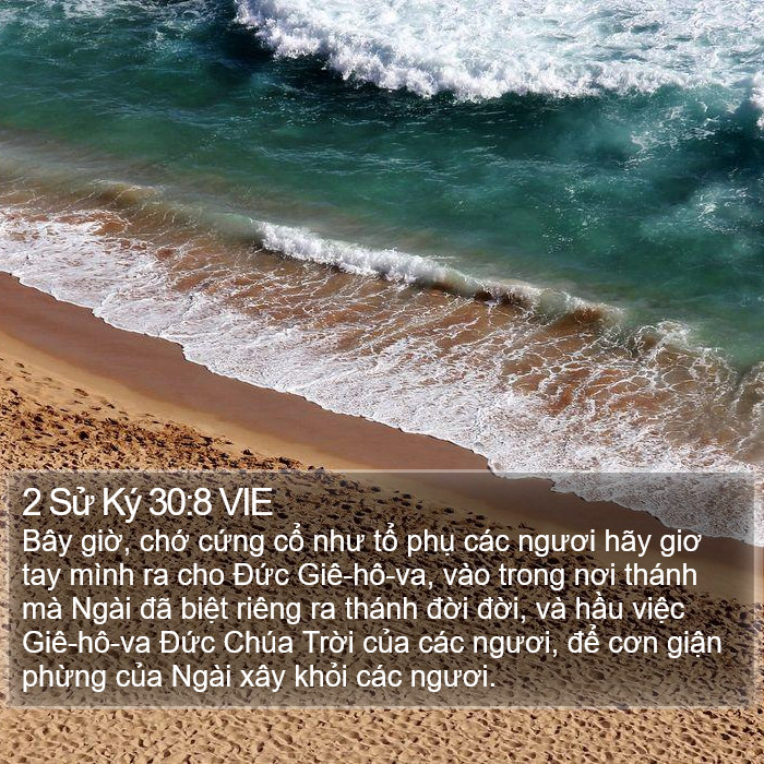 2 Sử Ký 30:8 VIE Bible Study