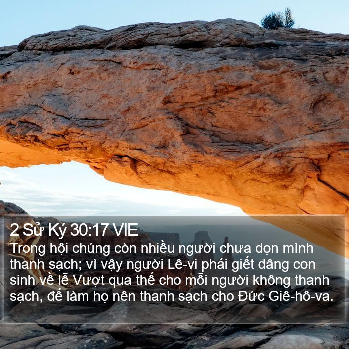 2 Sử Ký 30:17 VIE Bible Study