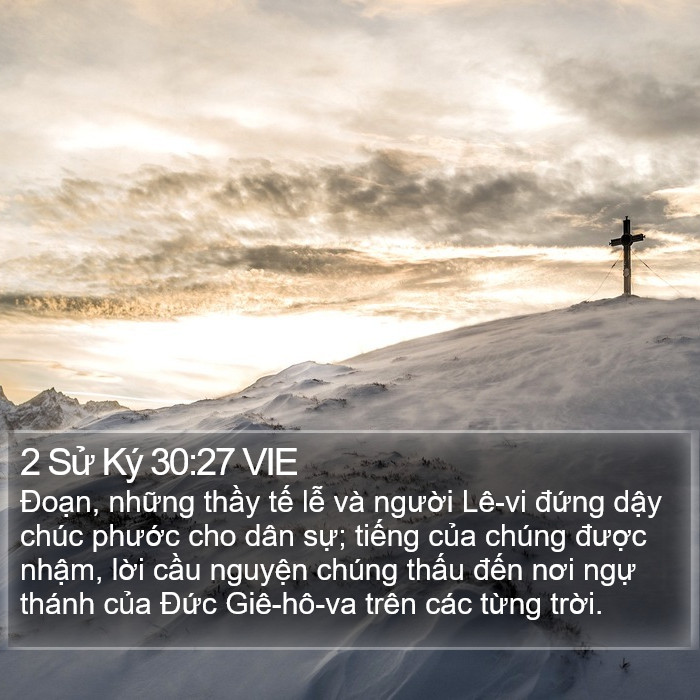 2 Sử Ký 30:27 VIE Bible Study