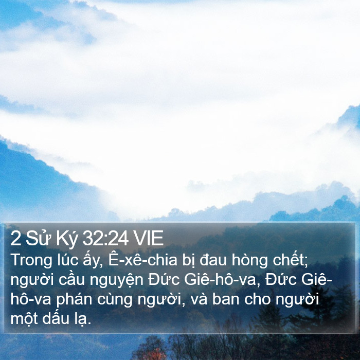 2 Sử Ký 32:24 VIE Bible Study